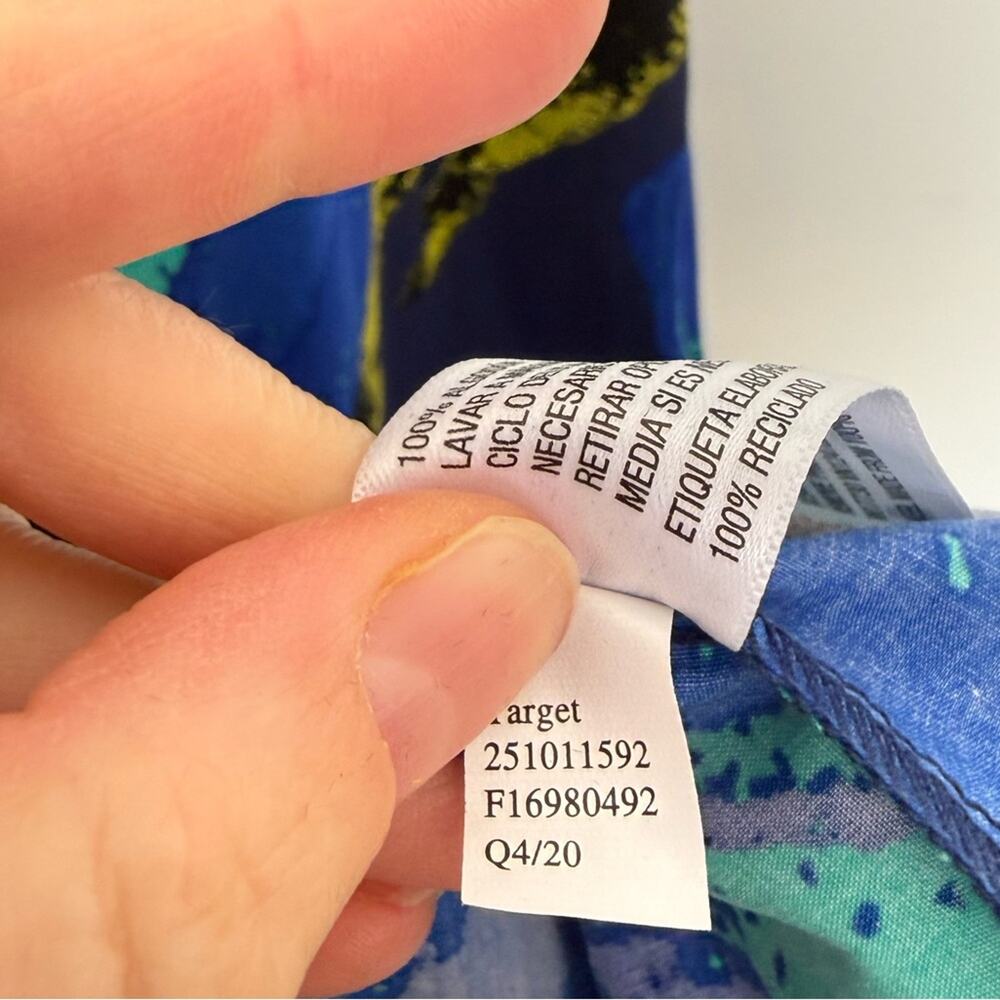 Christopher John Rogers Target Royal Blue and Yellow Floral Tiered Maxi Dress - Picture 14 of 16